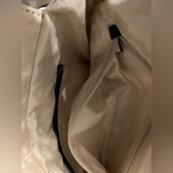 Vintage Kate Spade Handbag. Black and White Nylon Material - Picture 5 of 8